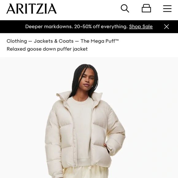 Aritzia Jackets Coats Aritzia Mega Puff Jacket Poshmark